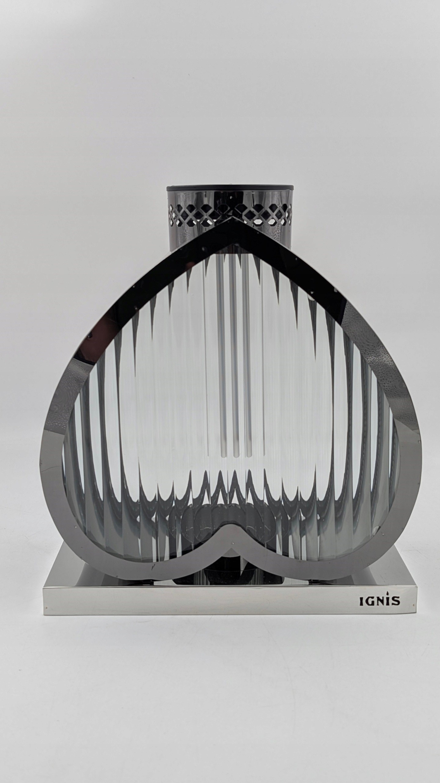 Solární lampa kovová černá 29 Cm