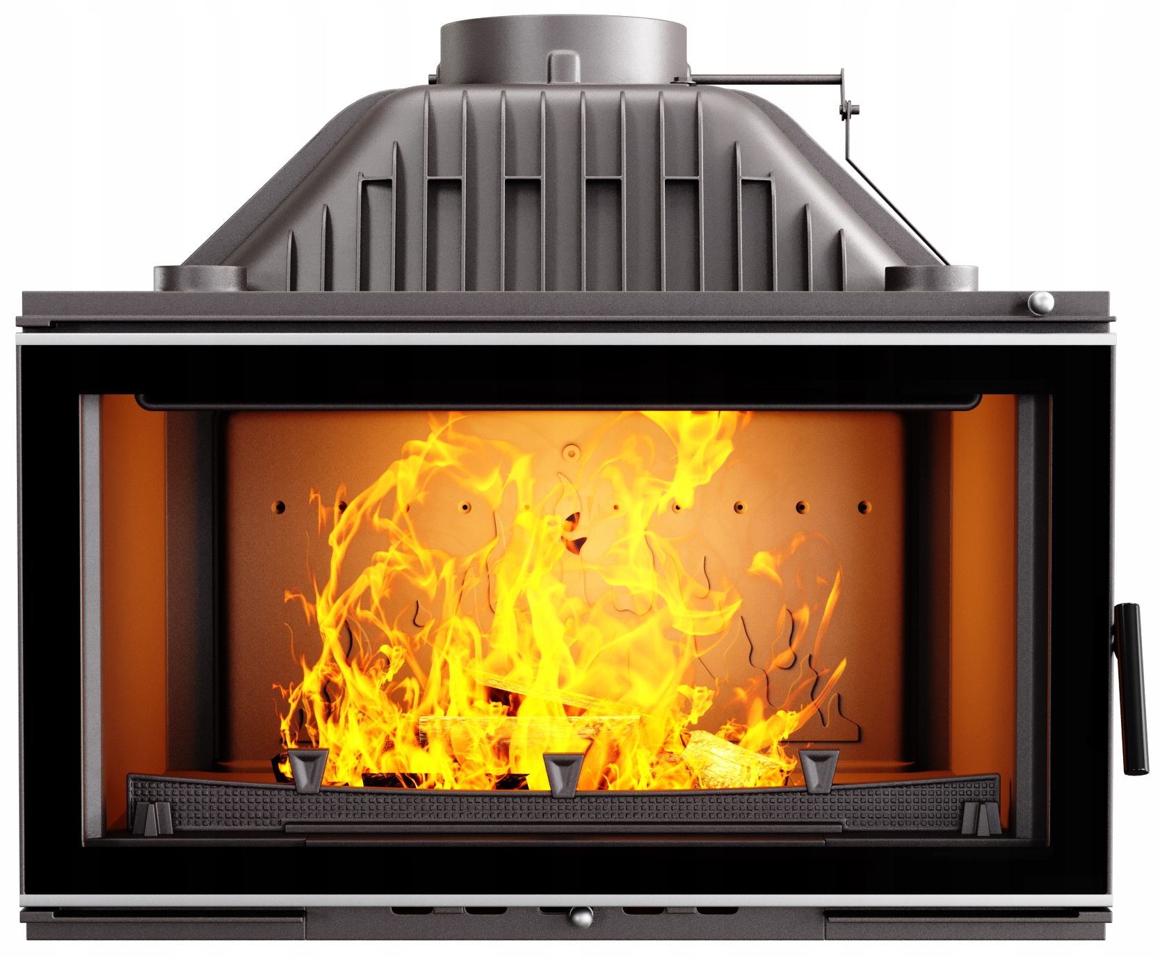 Krbová vložka litinový krb 13,5 kW kamna na vzduchové dřevo W16 fi 180