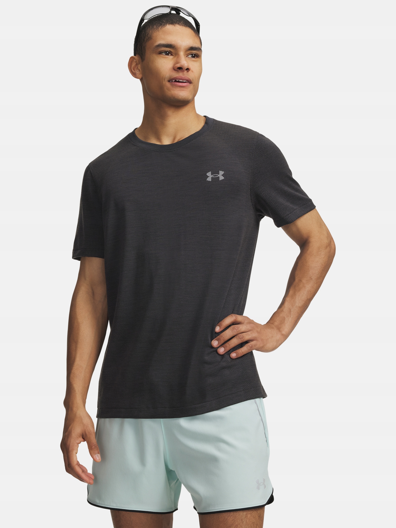 Under Armour Pánské tričko Under Armour Ua Wool Run Ss-blk