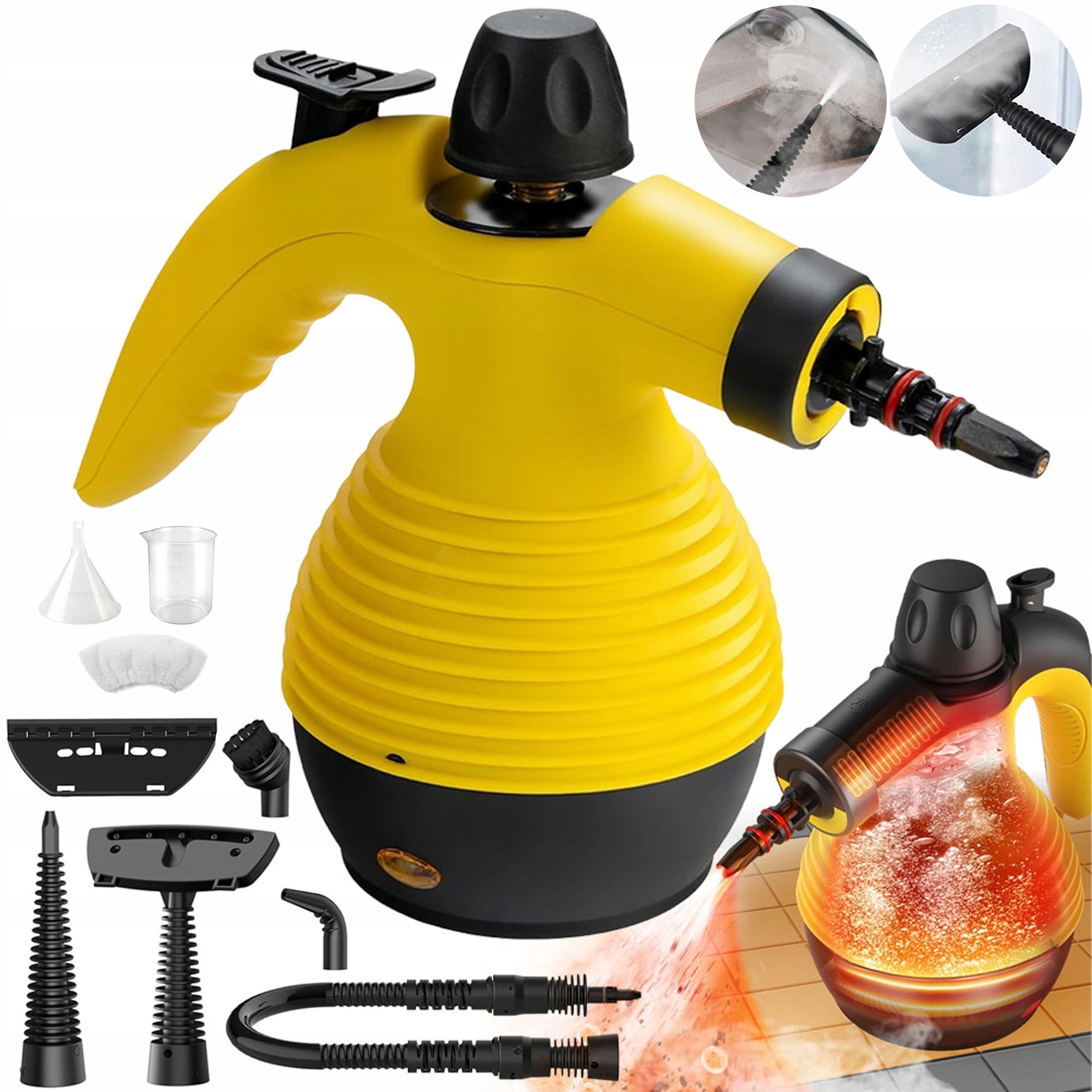 Parní Čistič Oken Parní Čistič Přenosný 1050 W Ruční Čistič 3 Bar