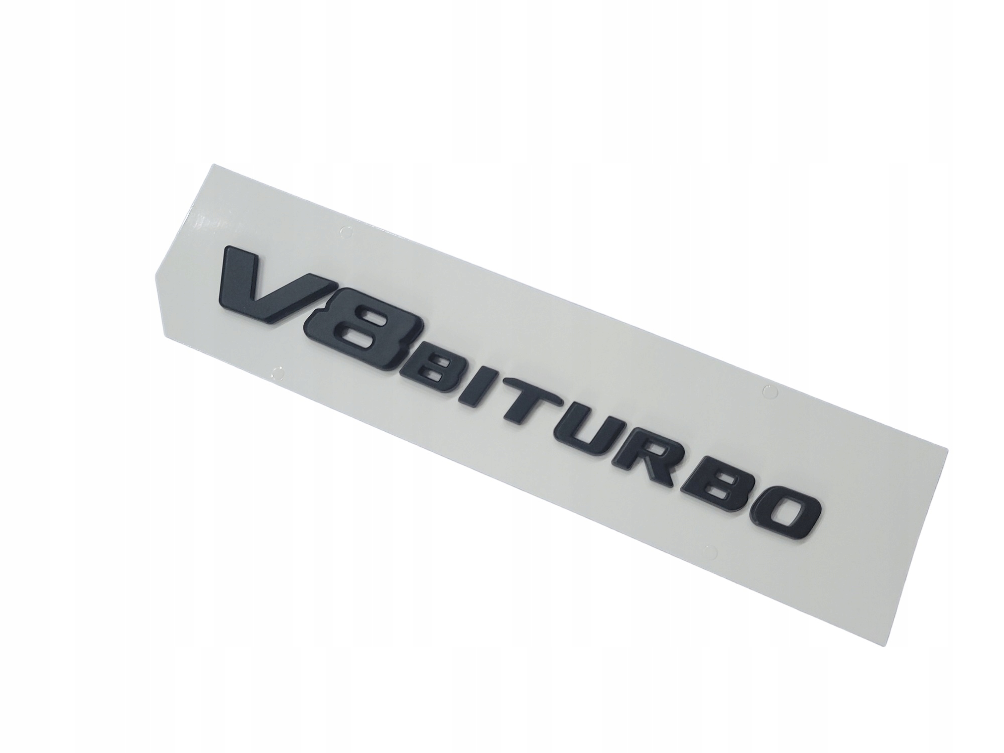 Emblemat do Mercedes na błotnik V8 Biturbo Black M Naklejka Znaczek Logo