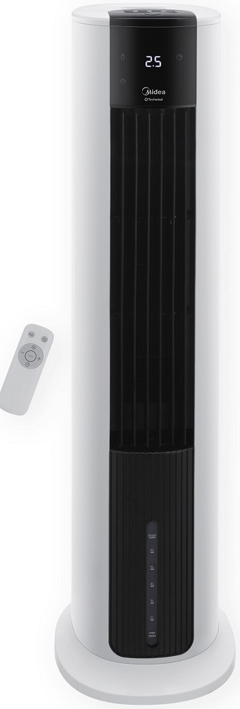 Cichy Klimator wodny klimatyzer Midea wentylator kolumnowy 30m2 Oczyszcza