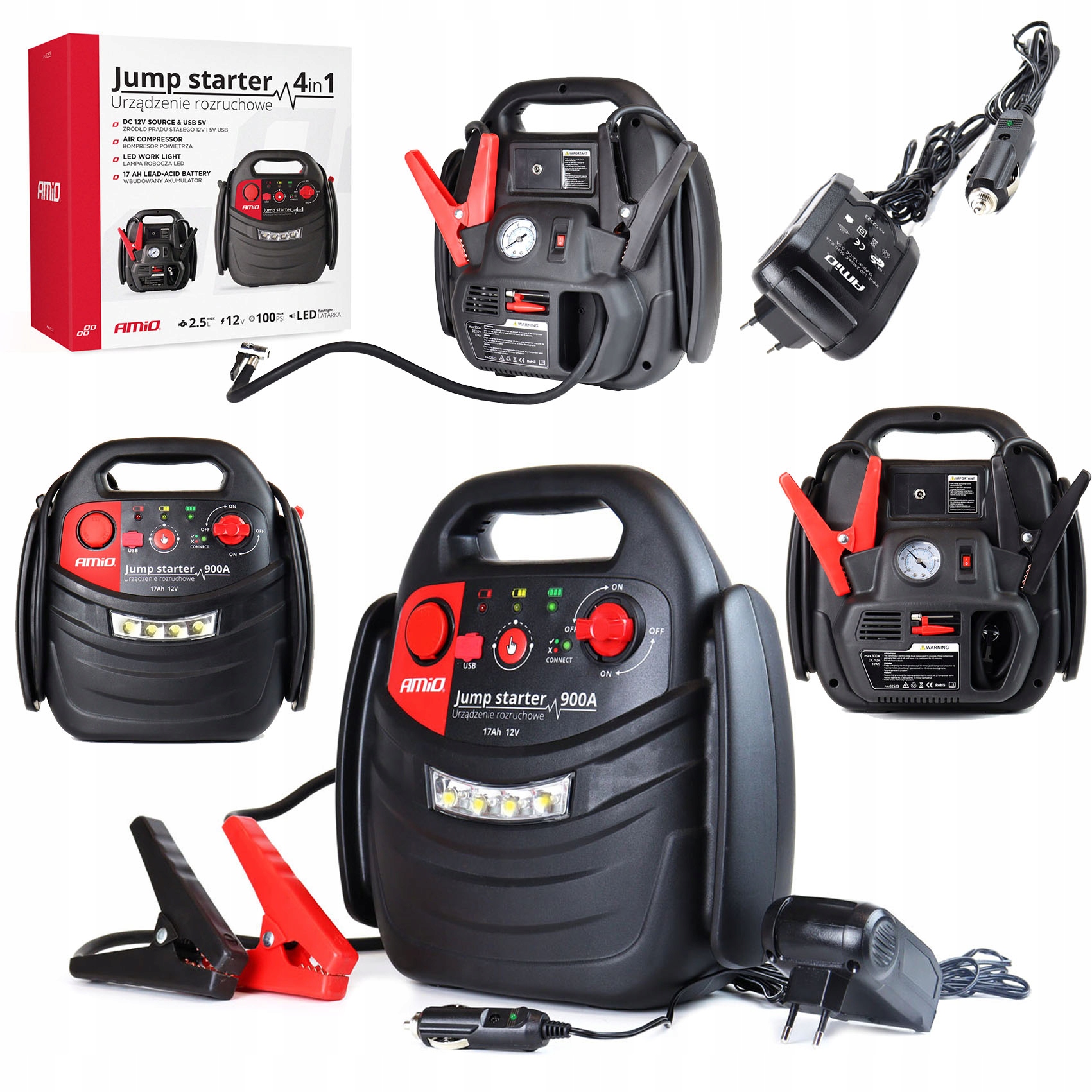 JUMP STARTER ВЫПРЯМИТЕЛЬ ПУСКОВОЙ КОМПРЕССОР BOOSTER