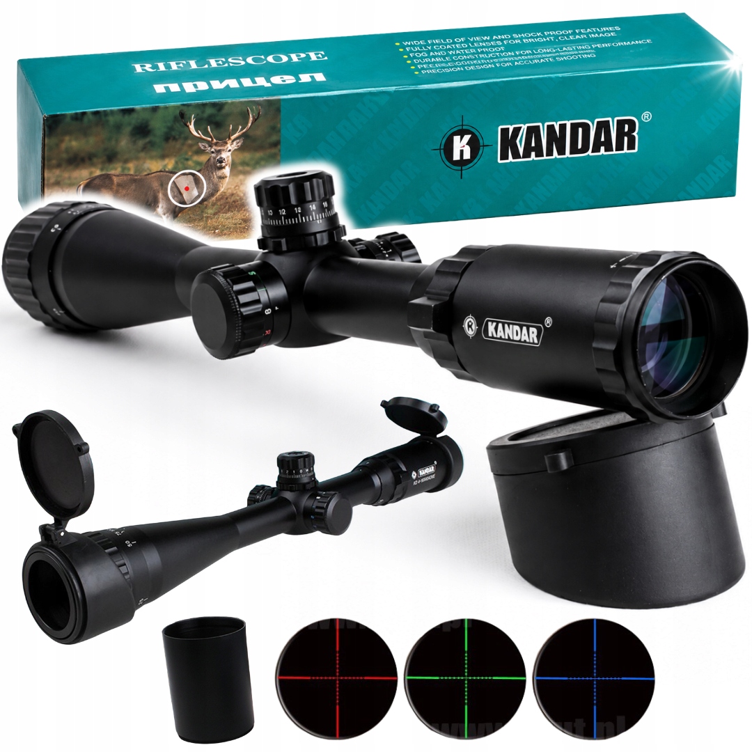 Luneta Celownicza Kandar Kd 4-16X40 Aome Mil Dot Flip Open