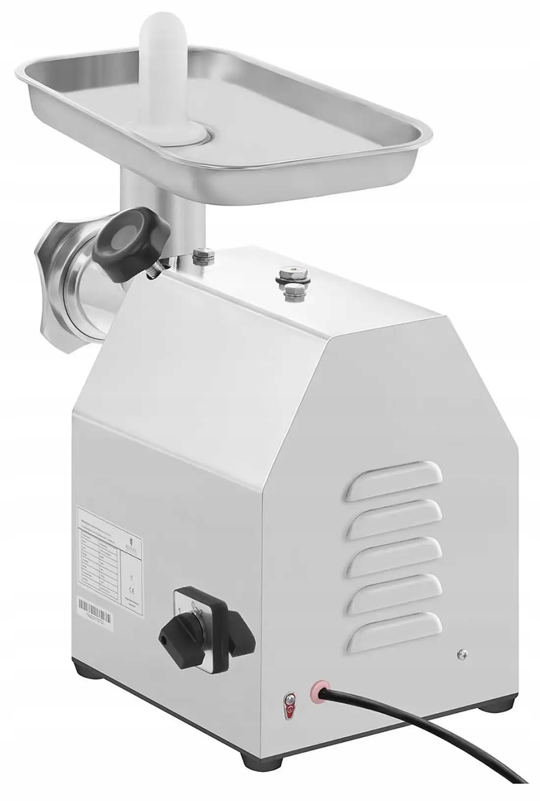 Wilk do mięsa maszynka 140kg/h 850W Royal Catering RCFW 140-850ECO 10010741