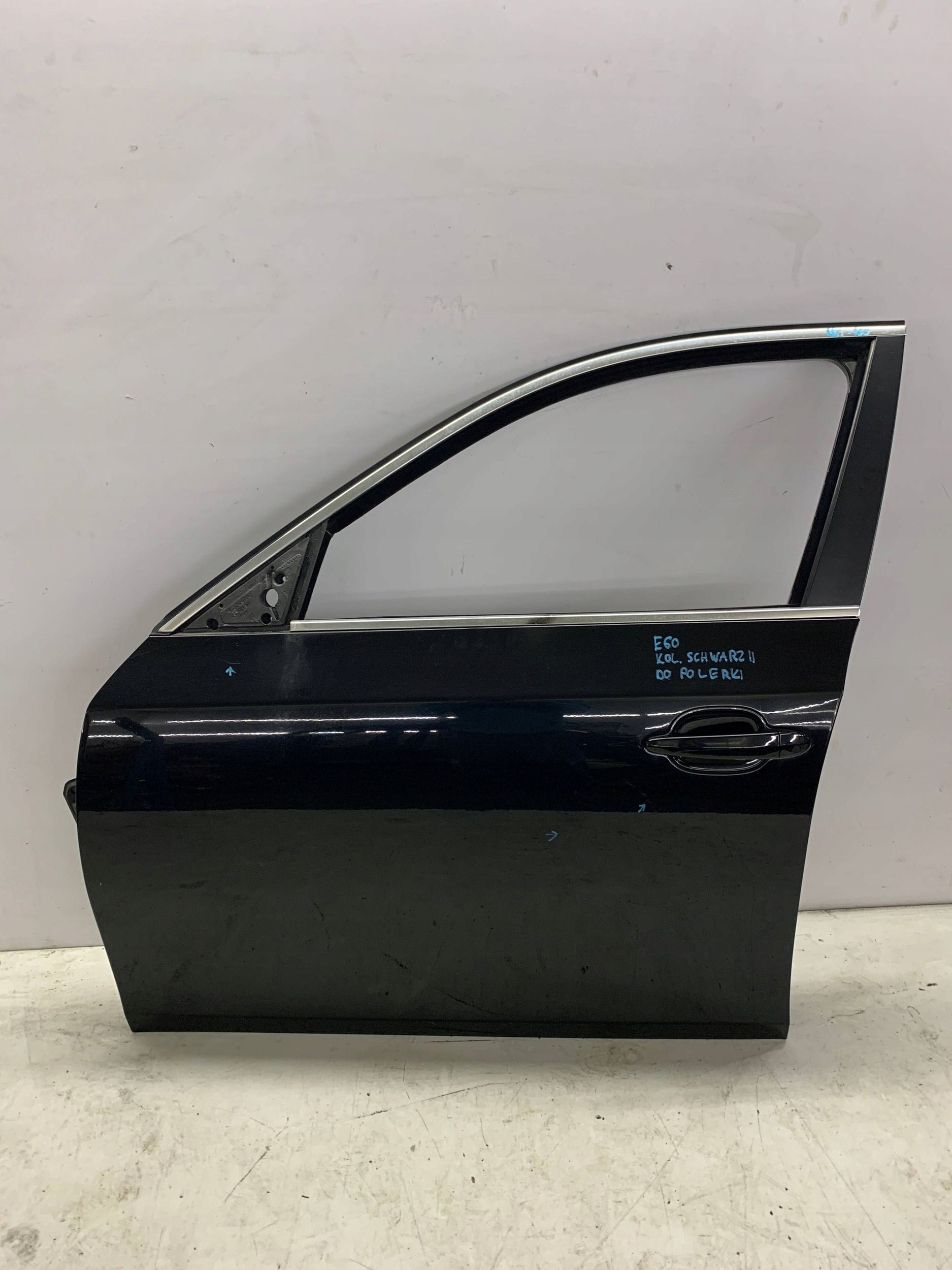 door left front left front BMW E60 sedan (2003-2010) colour SCHWARZ 2