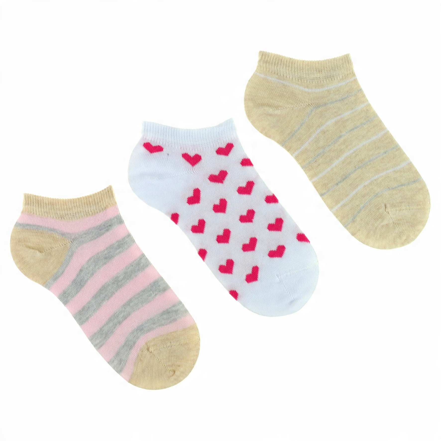 

Moraj Stopki Damskie Serduszka 3-PARY Socks 38-41