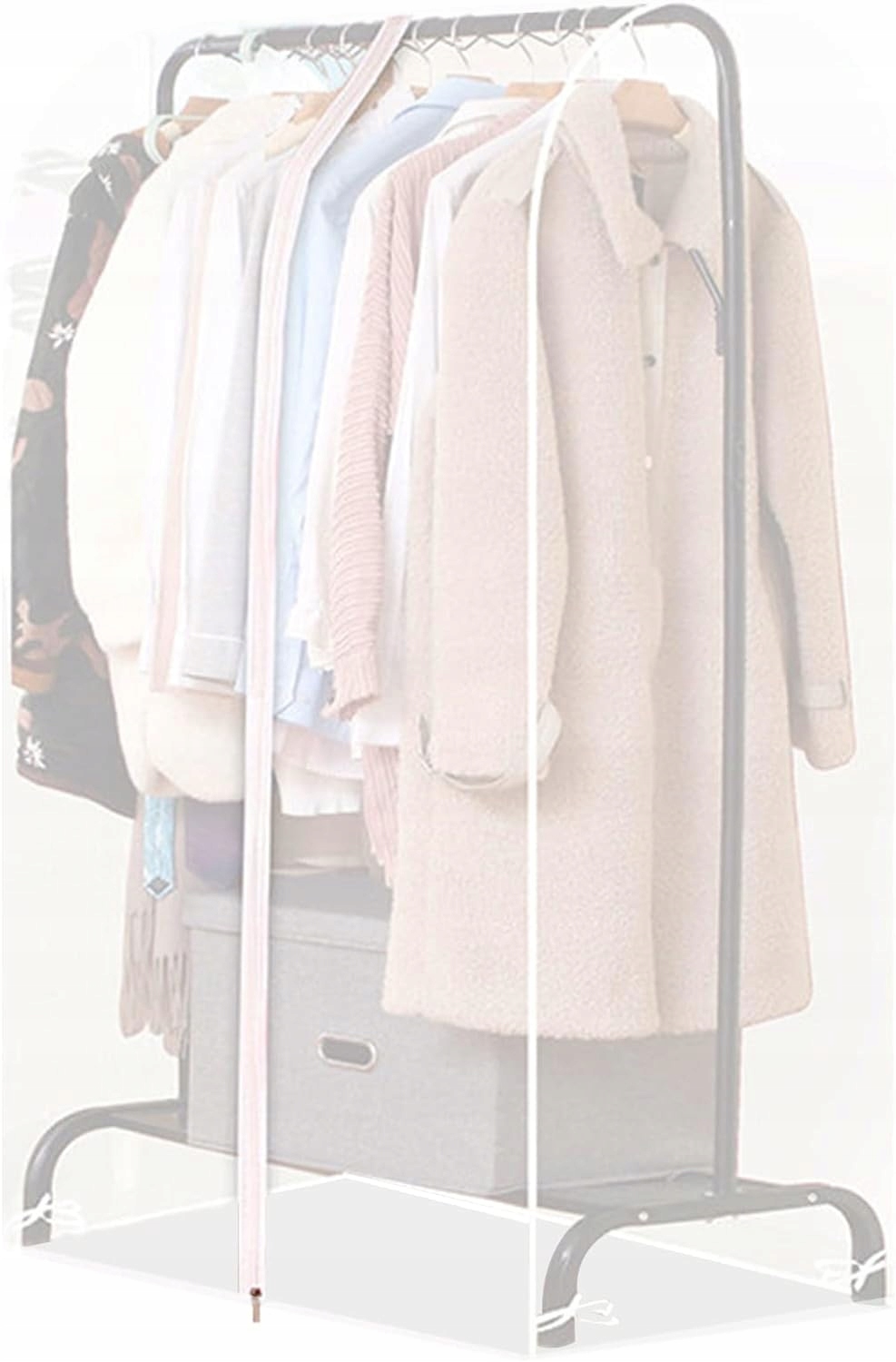 POKROWIEC NA UBRANIA PYŁOSZCZELNA OSŁONA 110cm Z ZAMKIEM ANTY WILGOĆ Marka bez marki