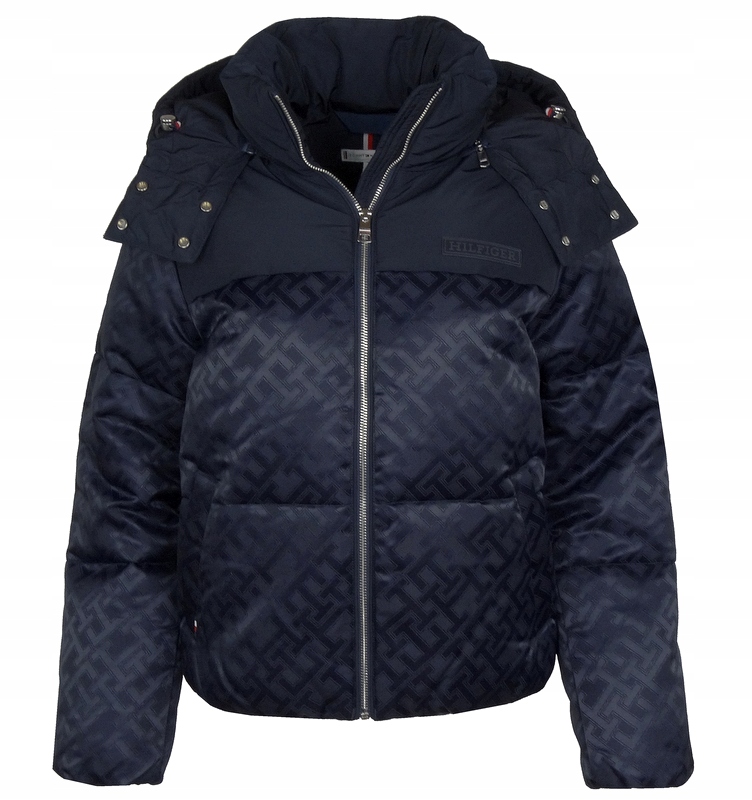 Tommy Hilfiger Dámská bunda, péřová, prošívaná, tmavě modrá, velikost M