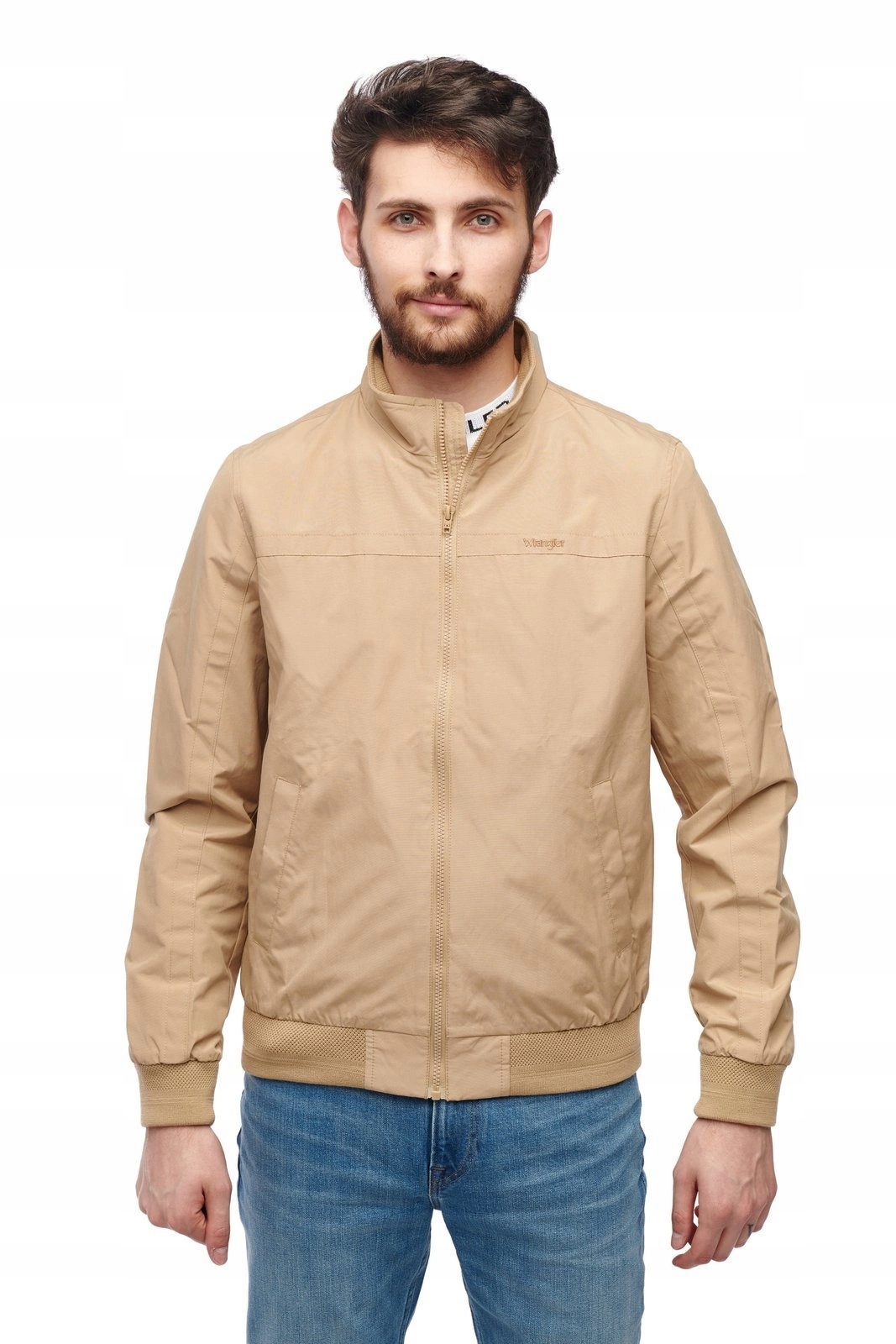 Męska kurtka Wrangler Bomber Jacket Sand W4C0YC58N XXL