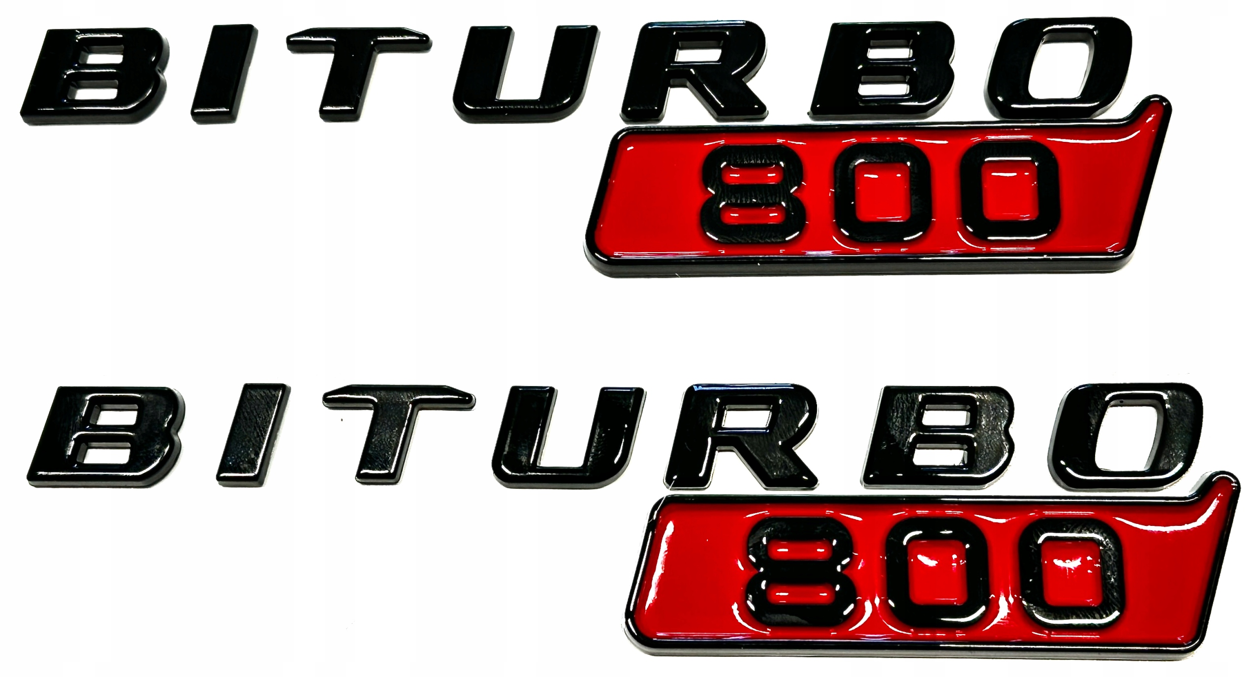 Mercedes-Benz Brabus Biturbo 800 emblém nápis znak čierna