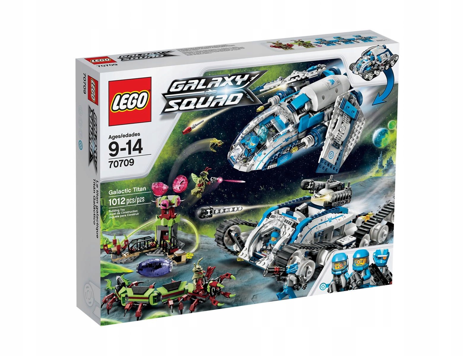 Lego Galaxy Squad 70709 Galaktický titan Nové