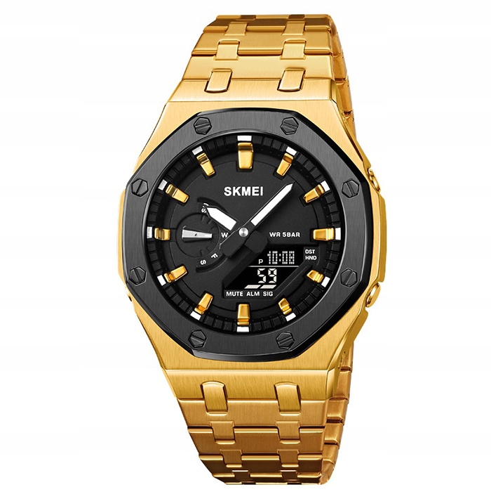 Pánské hodinky Skmei skm.125531b.mn elektronický náramek, mnoho funkcí