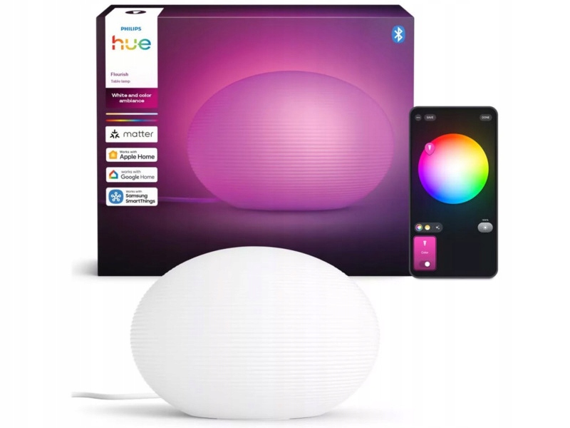 Lampa biurkowa Philips Hue Flourish (Bluetooth, ZigBee)