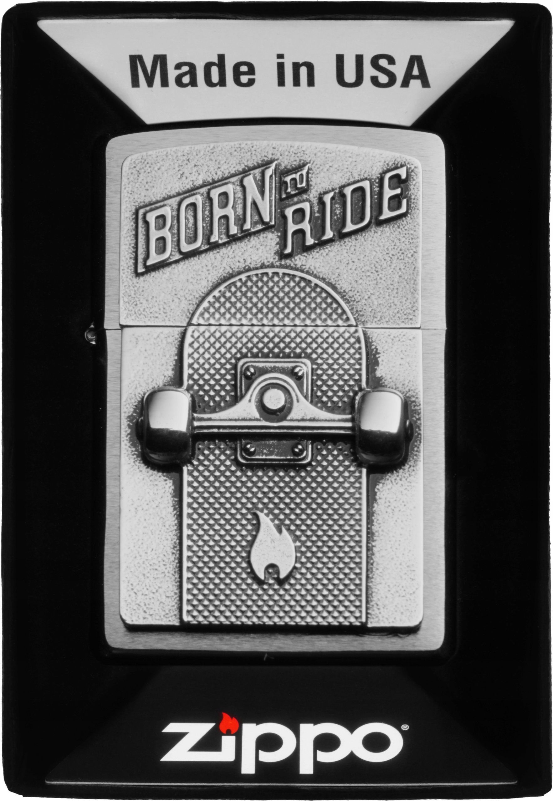 Zapalovač Zippo Skateboard 2007903 Větruodolný benzínový