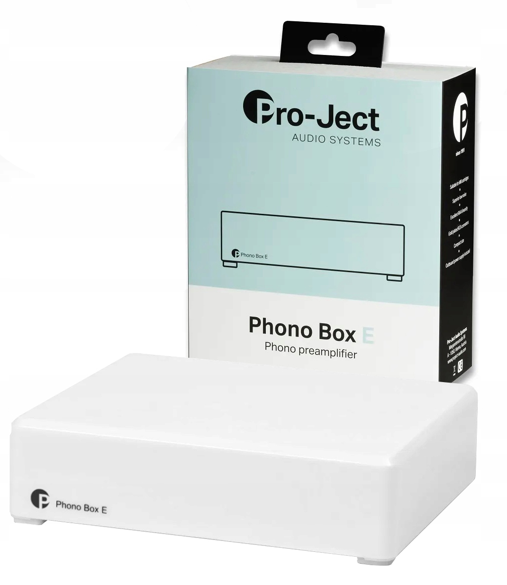 Pro-Ject Phono Box E (White / Biały) - Przedwzmacniacz gramofonowy MM