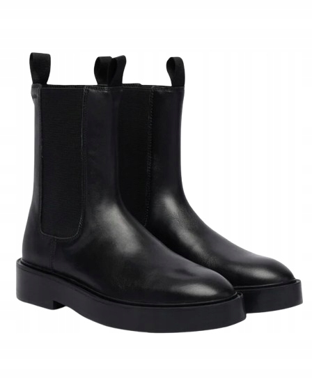 Calvin Klein Černé Dámské Kotníkové Boty S Gumovou Vložkou 39 T7D