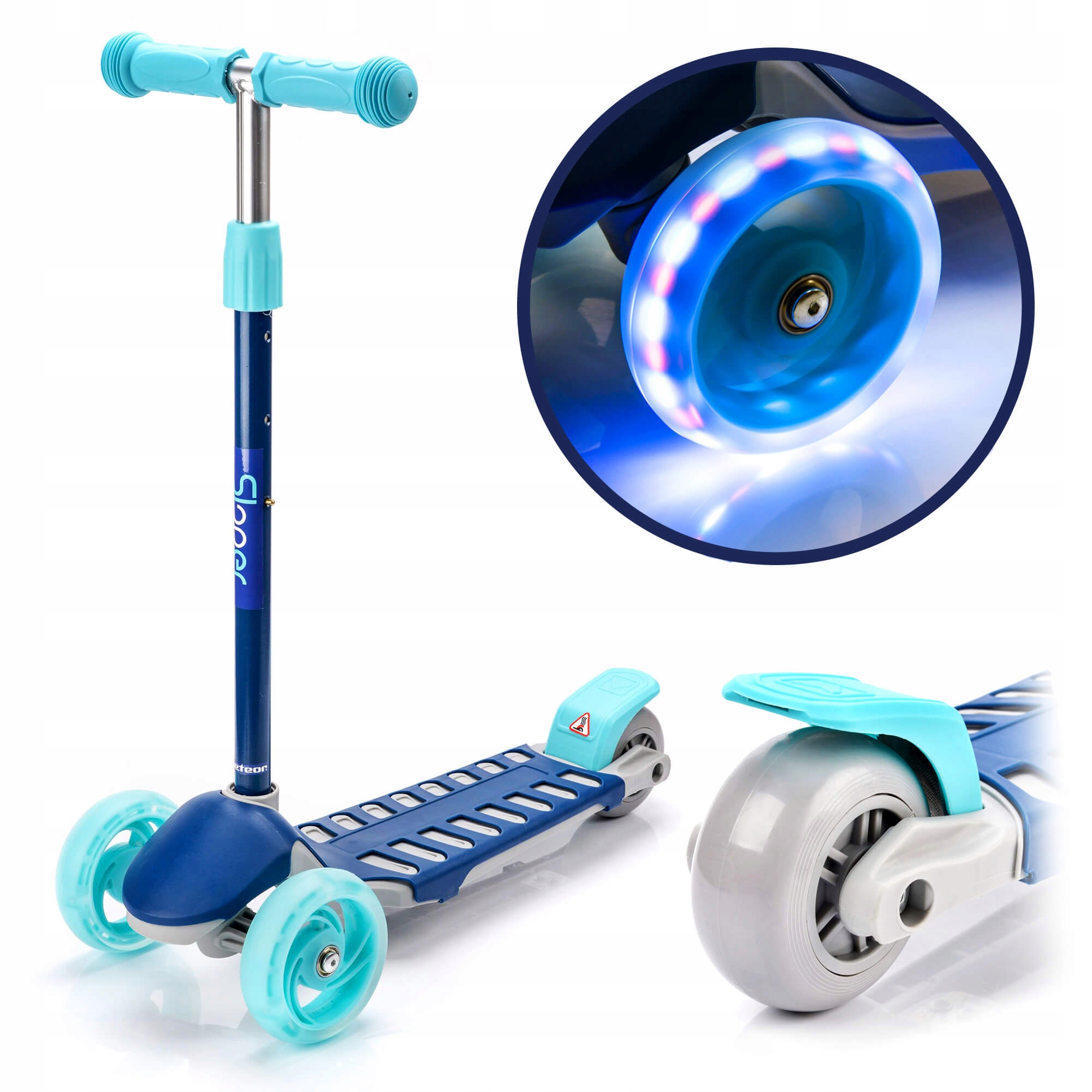 САМОКАТ TRÓJKOŁOWA МАЛЕНЬКАЯ ДЛЯ ДЕТЕЙ МЕТЕОР SLOPER