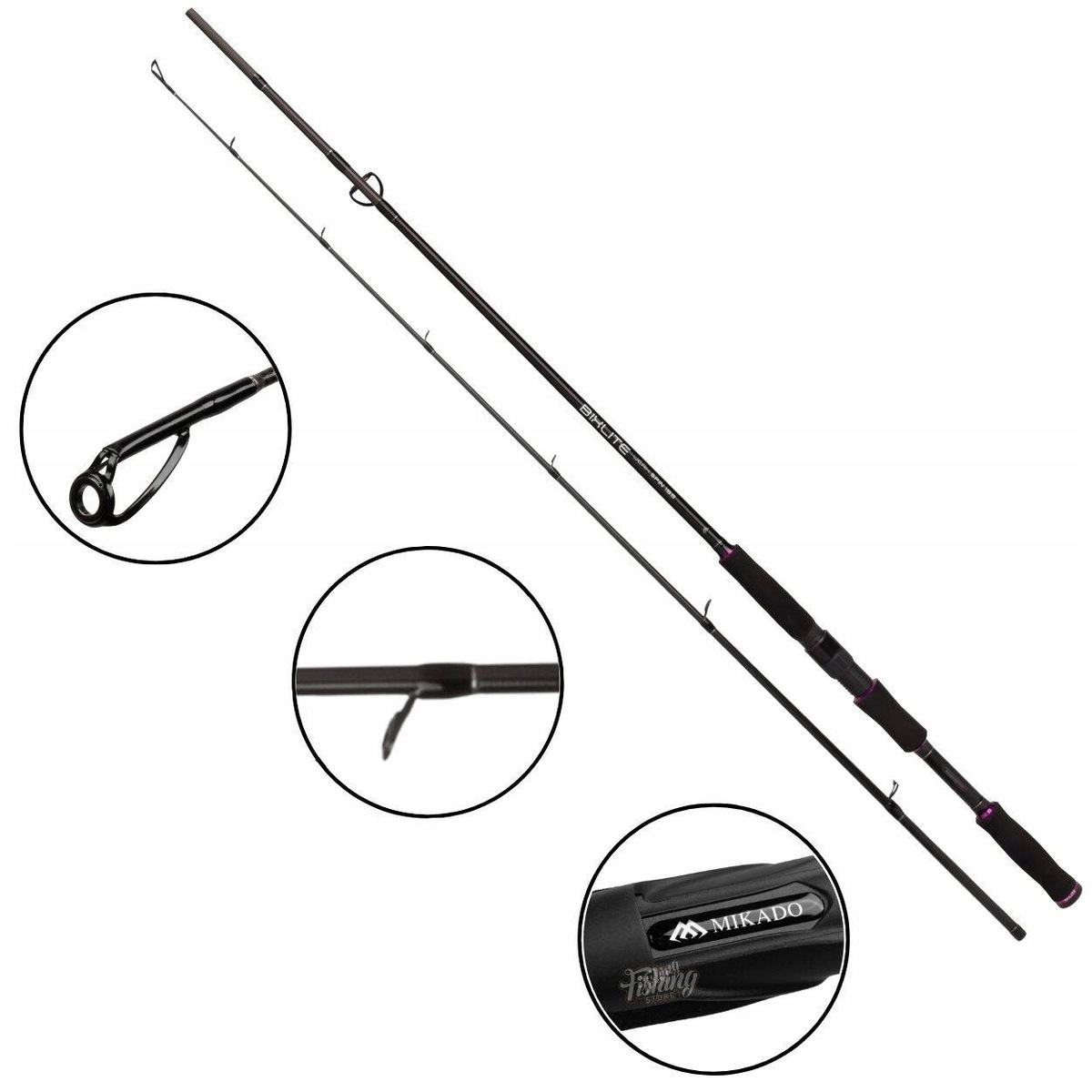 Wędka Mikado Bixlite Jerk Spin 195cm 30-90g (2sec)
