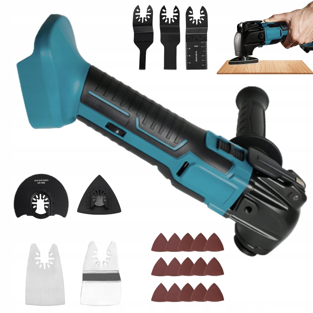 Multifunkční Řezací Stroj 6-RYCHLOSTNÍ Vrtání A Leštění 18V 300W