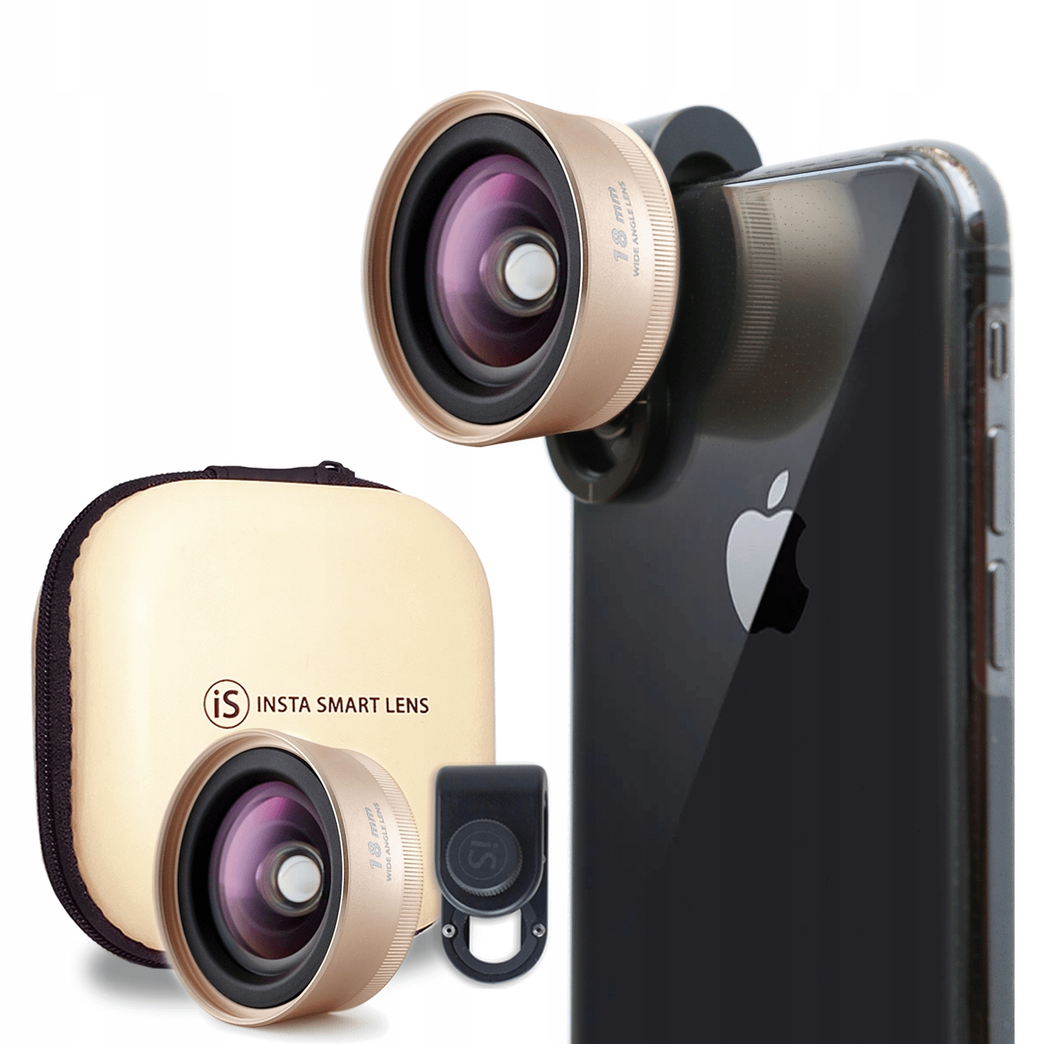 

Obiektyw 4K do telefonu Ultraszerokokątny 18mm Pro
