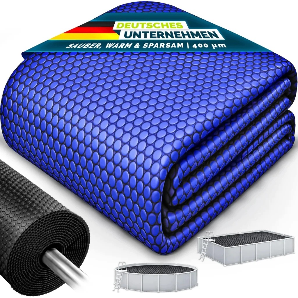 tillvex Premium bazénová solární plachta 400 µ m Obdélníková 260 x 160 cm