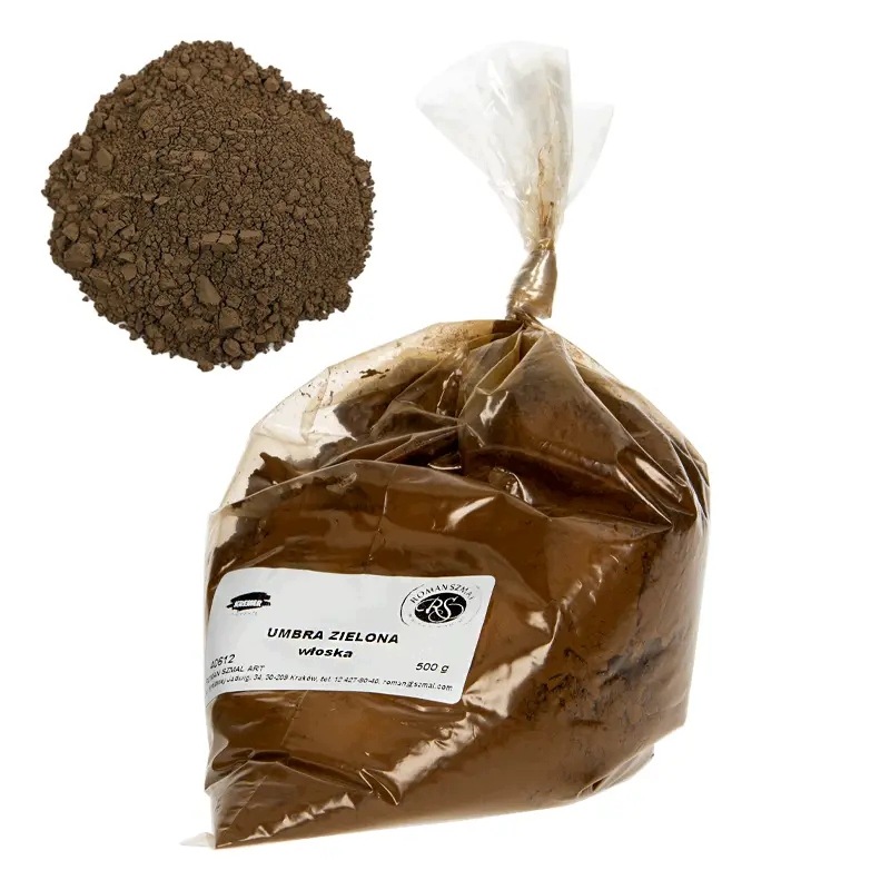 Suchý pigment 40612 Umbra zelená italská 500 g Šmal