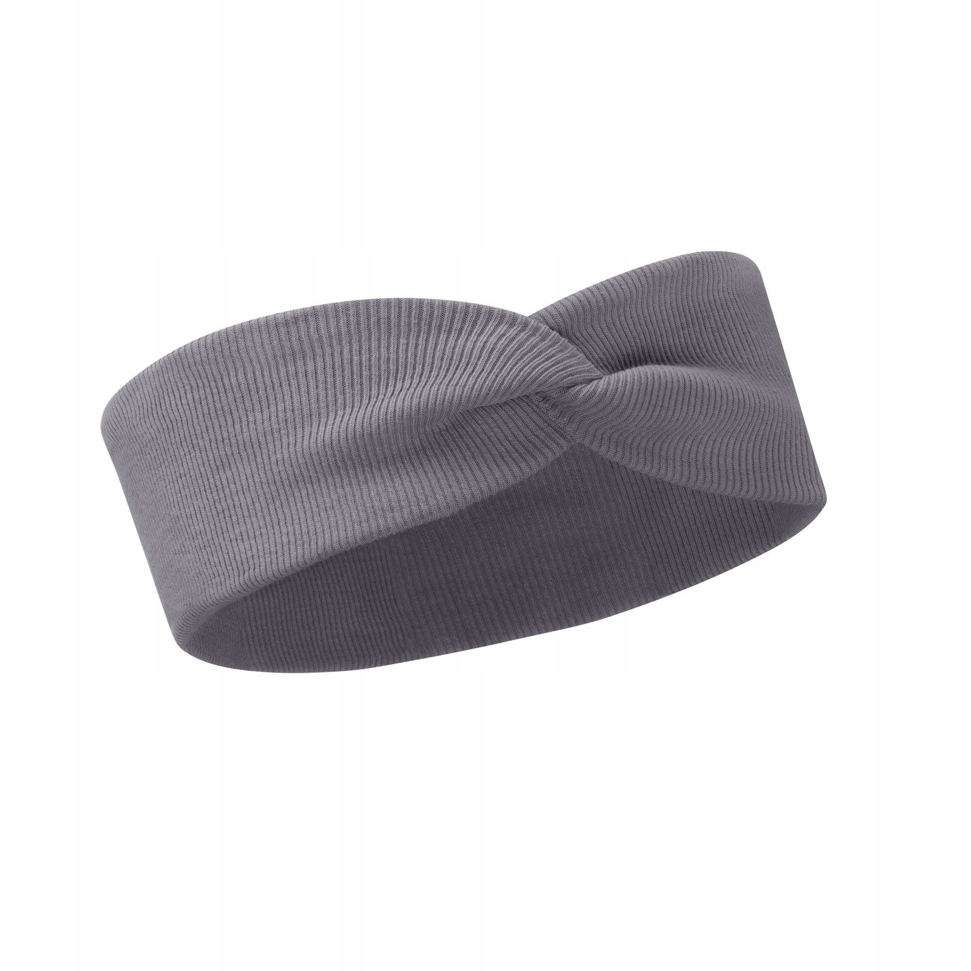 

Opaska dziecięca przeplatana prążek antracyt