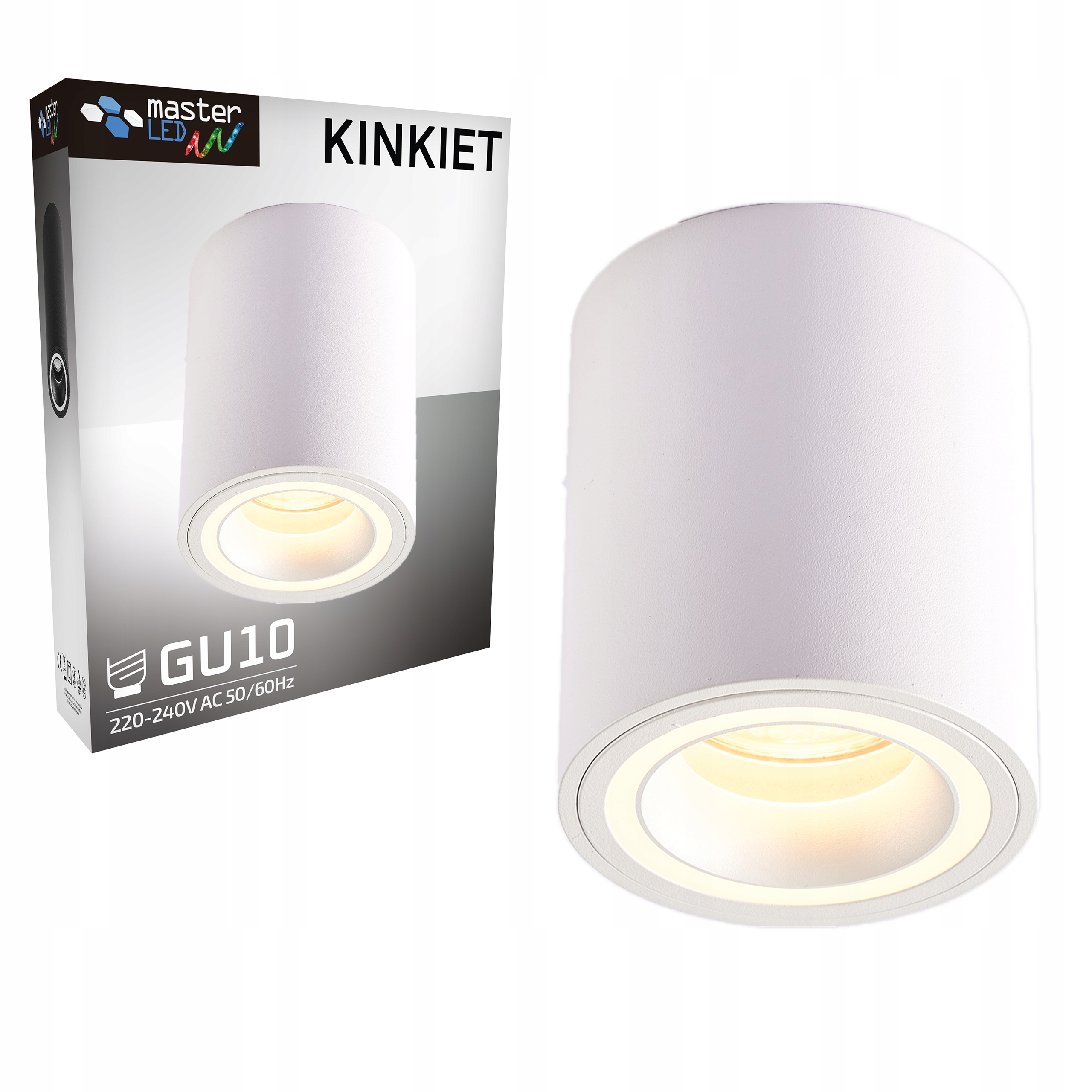 Oprawa Natynkowa GU10 Halogenowa Tuba LED sufitowa