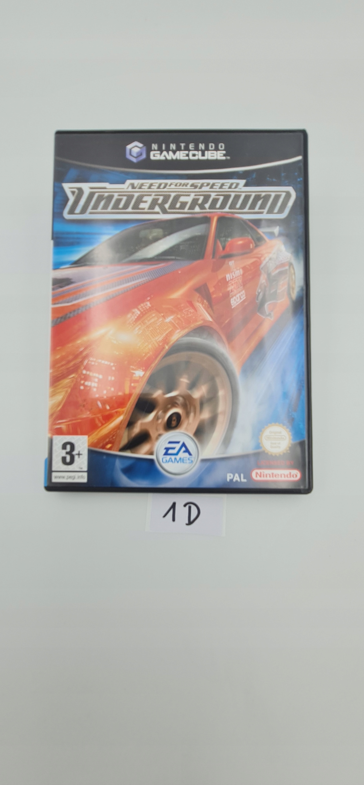 NINTENDO GAMECUBE NEED FOR SPEED UNDERGROUND