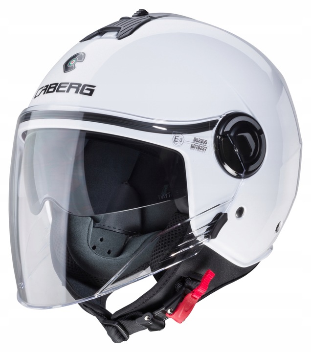 Caberg Rivera V4X Biela Motocyklová Prilba Otvorená Je Biela