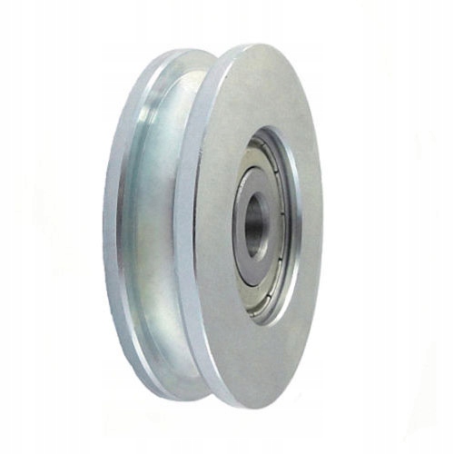 Rolka fi. 59mm metalowa ułożyskowana na linkę linę