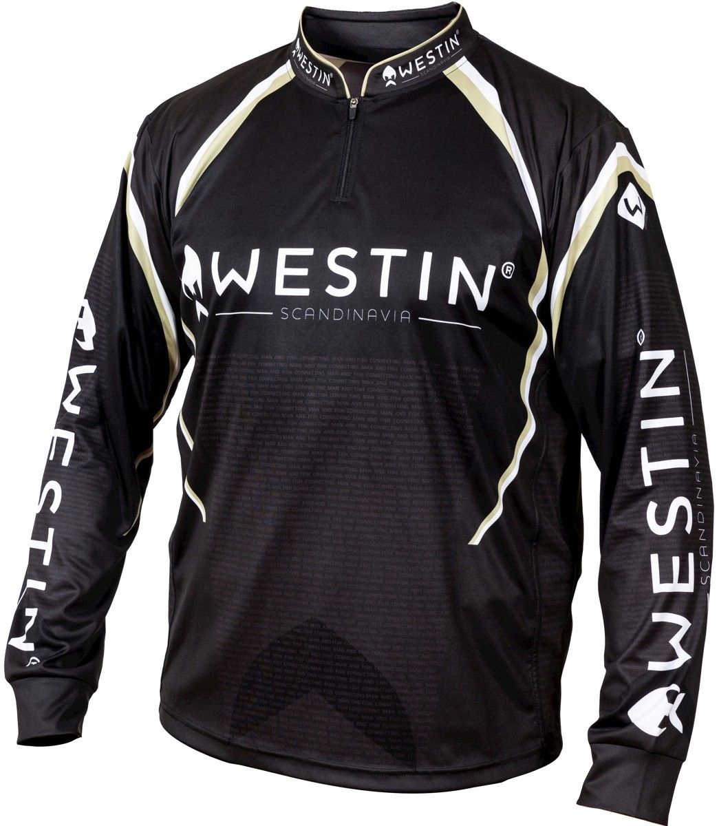 Koszulka Westin Ls Tournament Shirt Black/Grey L Rozmiar: Large (L)
