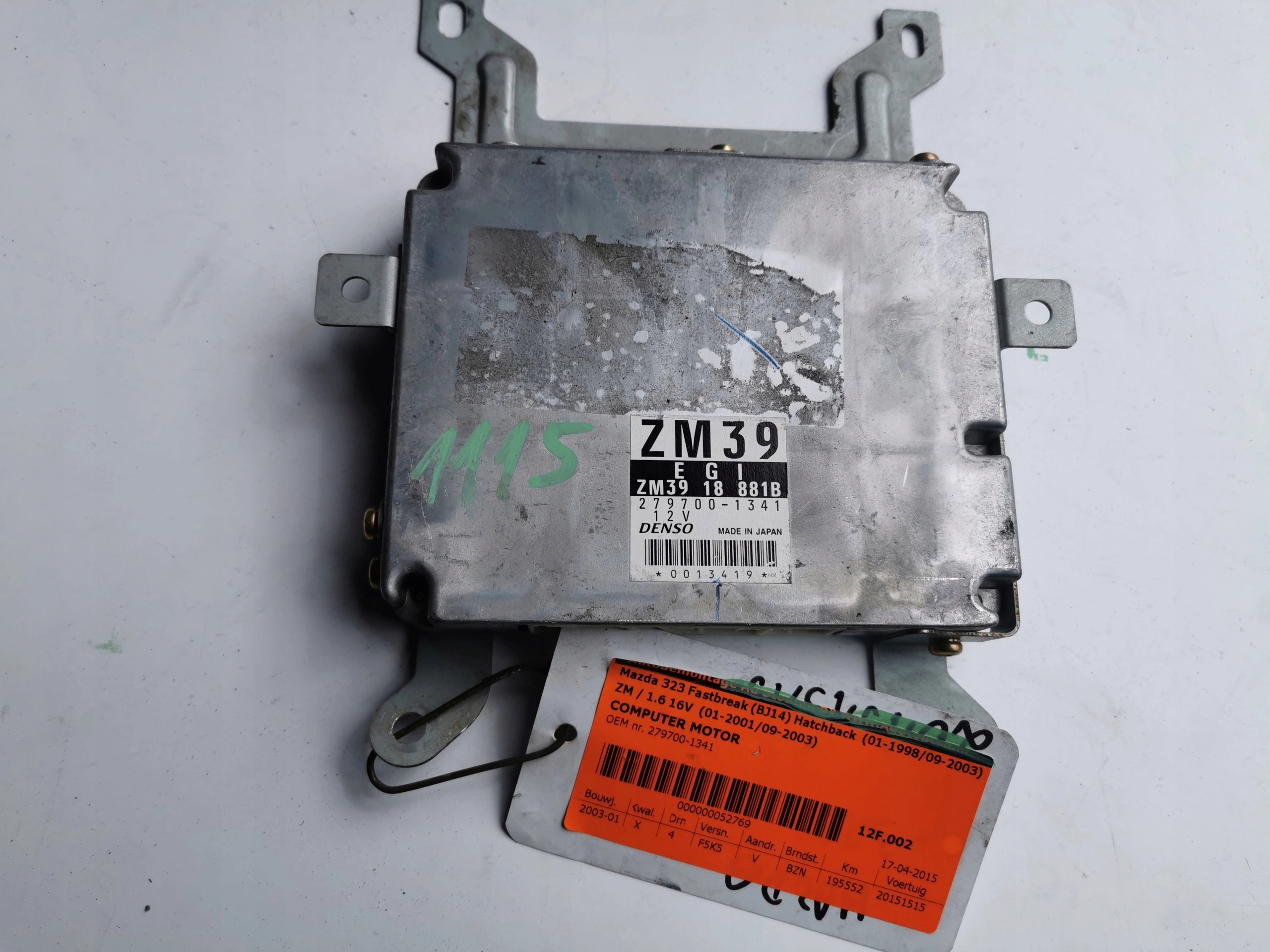 MAZDA 323 1.6B ZM3918881B 279700-1341 computer ECU