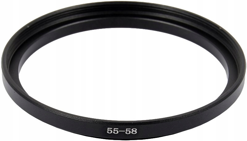 

Pierścień redukcja filtrowa 55 na 58 mm RDF55X58