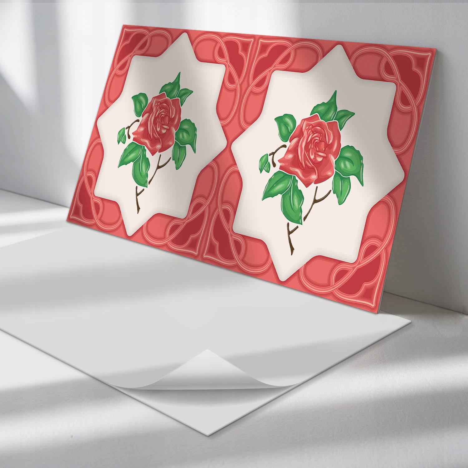 Sada nástenných vinylových panelov Kvetinová kompozícia v ráme 6x60x30 cm