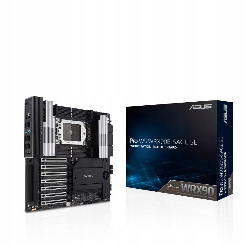 Asus Mb Sc sWRX9 Pro Ws WRX90E-SAGE Se, Amd WRX90, 8xDDR5, Eeb…