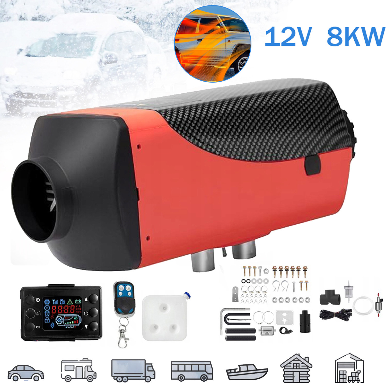 Nezávislé Topení 8 Kw, Nezávislý Ohřívač Vzduchu Na Naftu