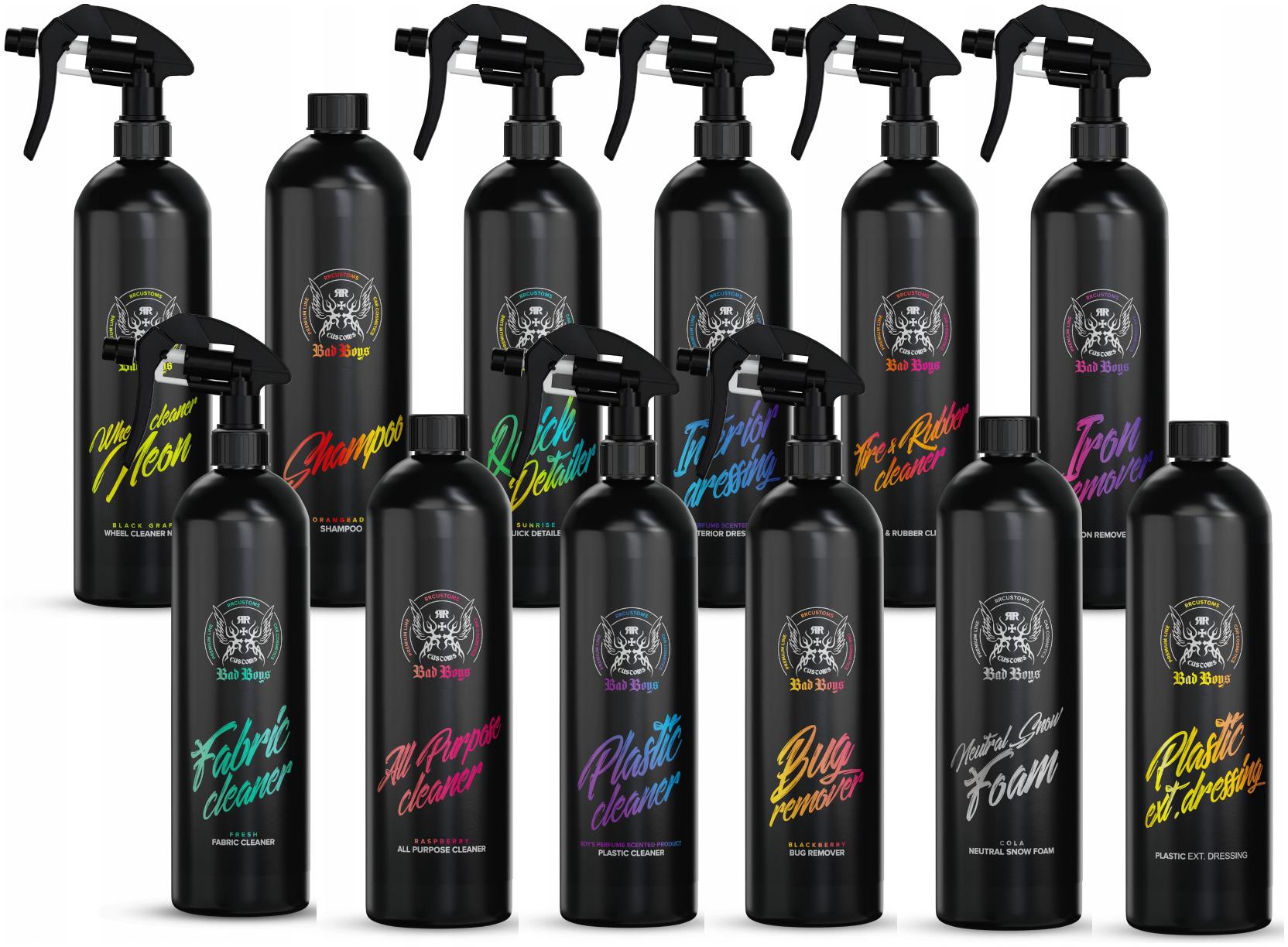 RR Customs RRC Bad Boys Mega Zestaw Kosmetyków Do Auta Detailing Prezent