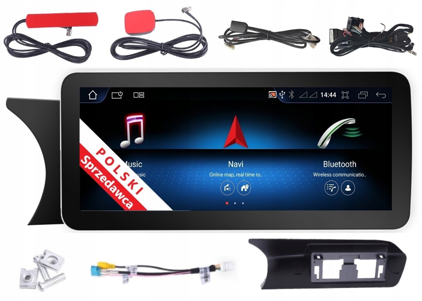 10,25" Monitor Android Mercedes-benz C W204 Ntg 4.5 Dsp Carplay Lte 2/32 Gb