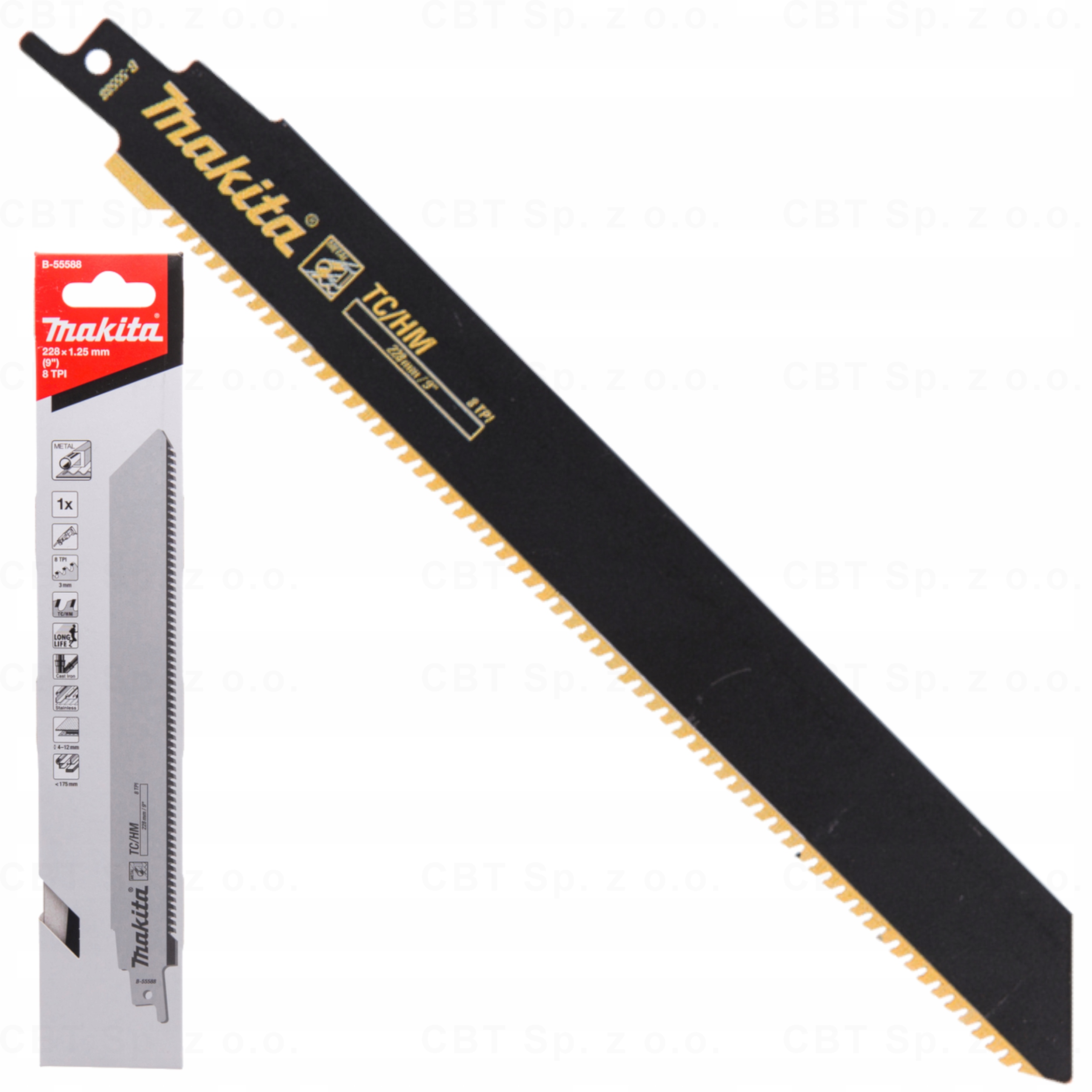 Makita Pilový Kotouč Pro Šavlové Pily Tc/hm 228x1,25 mm Kov, Litina, Ocel