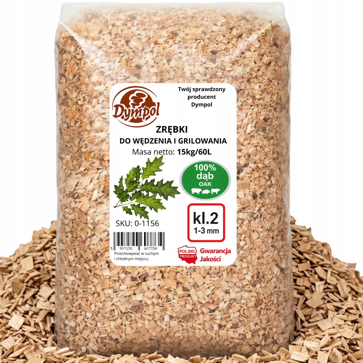 Dubové Štěpky Na Uzení V Udírně Borniak Kl 02 15 kg Ekologické