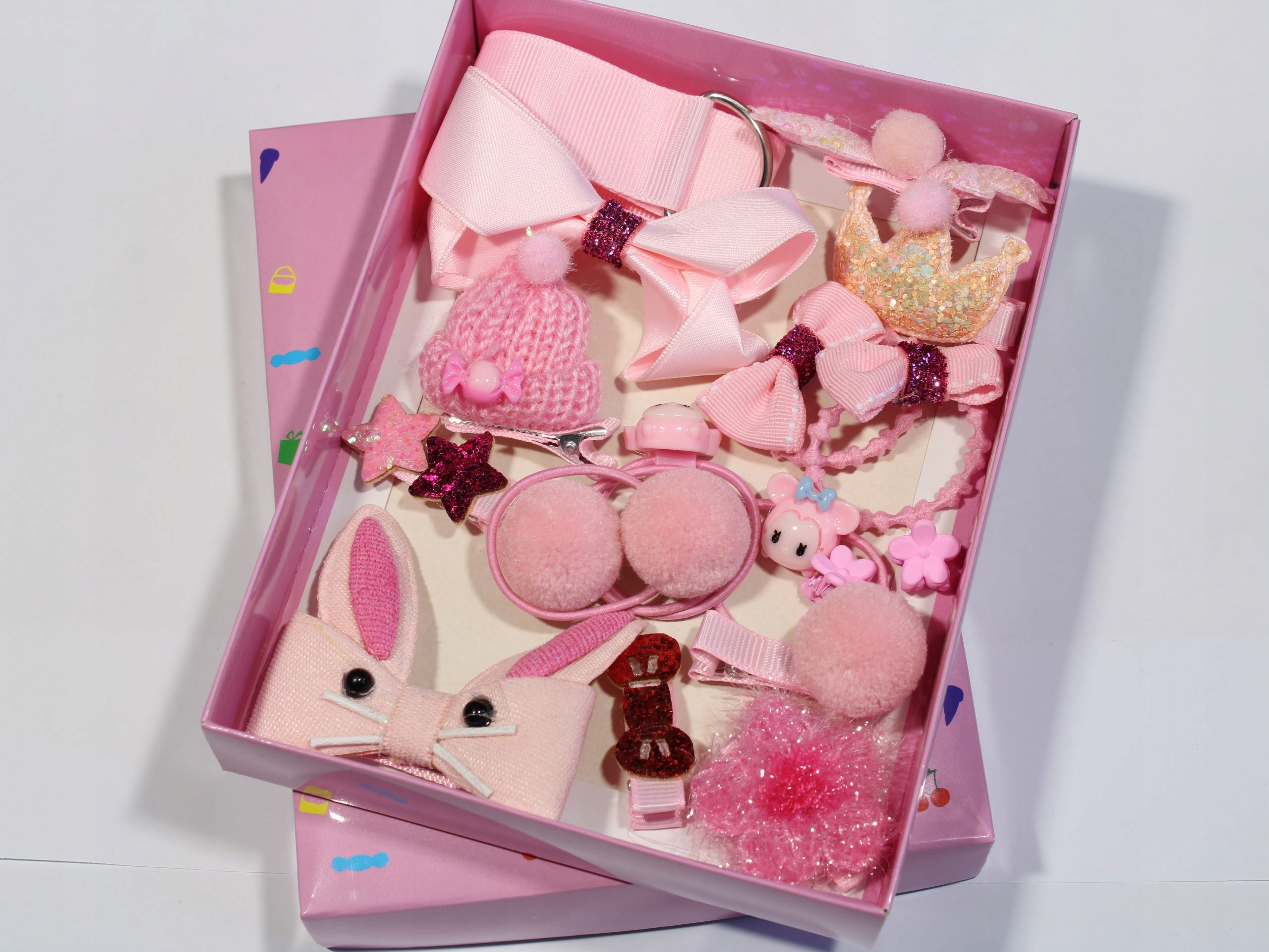 Ozdoby do Włosów dla Dzieci w Kolorze Różowym.