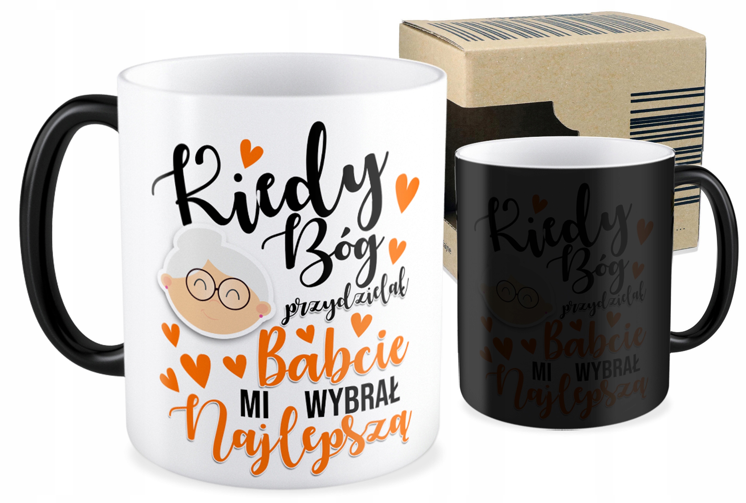 

Kubek magiczny prezent na Dzień Babci dla Dziadka