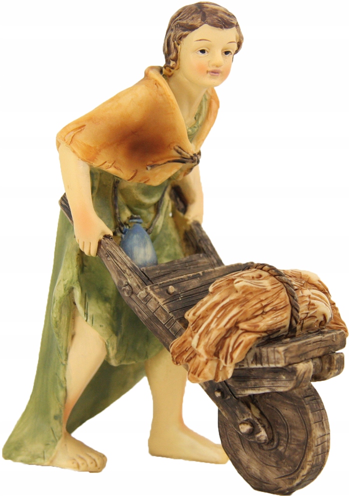 

Gospodarz z taczką 8,4cm wysoki do figur 8cm