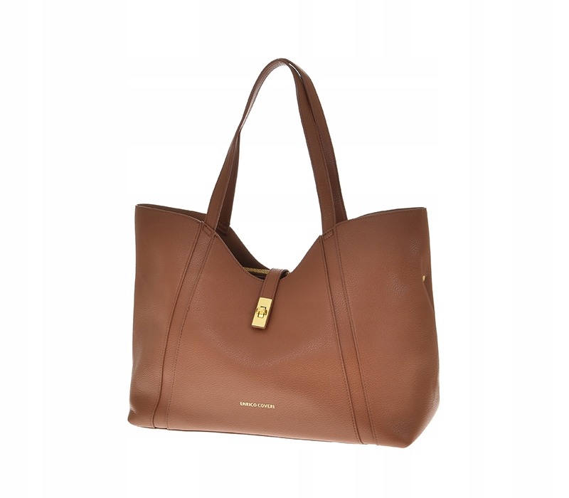 Kabelka Eko Kůže Shopper Velká Marron