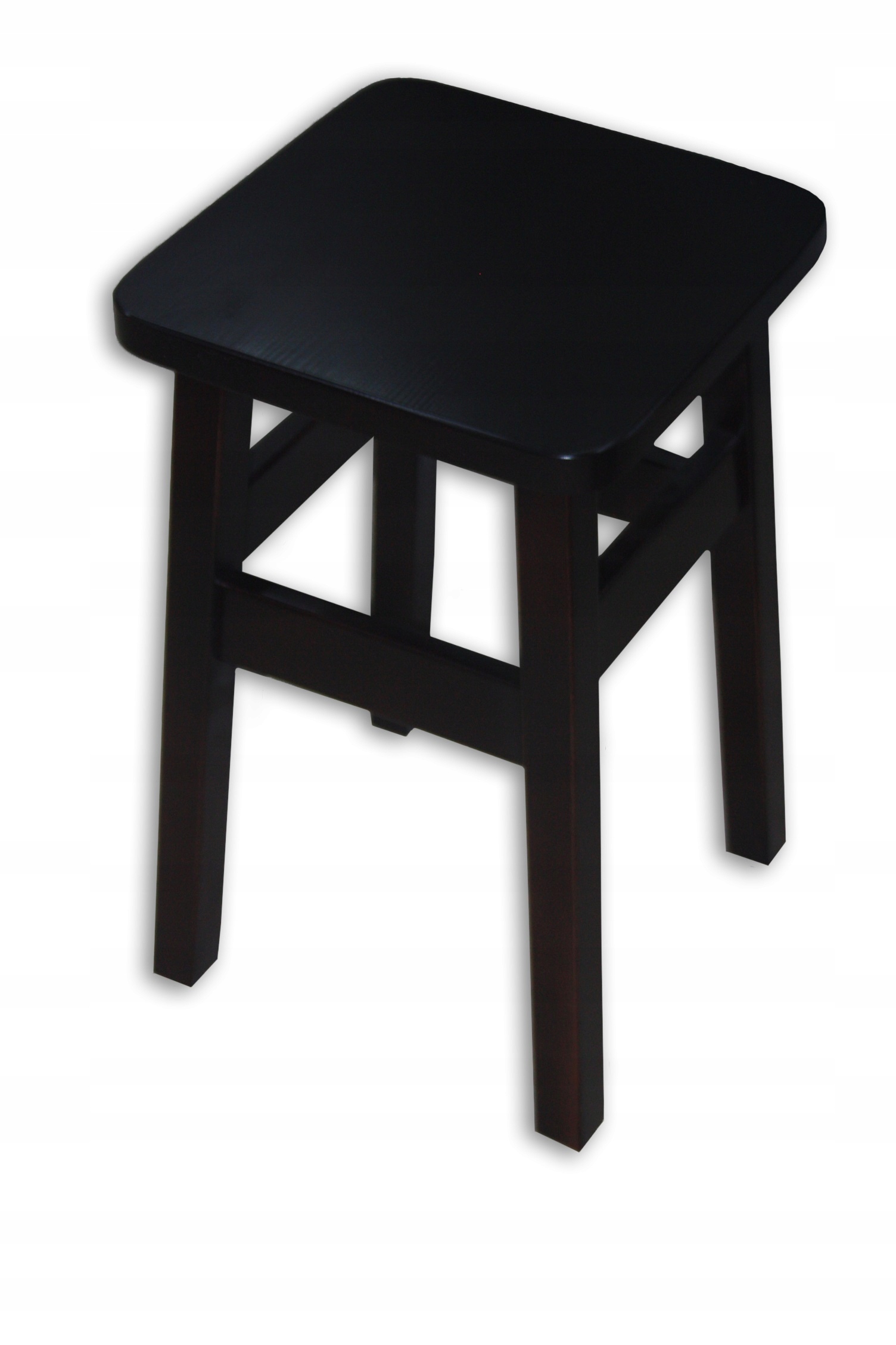 Stolice kuchyni, drevené BLACK 48 cm