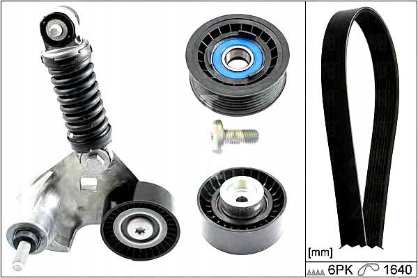 Ina Sada Vícedrážkových Řemenů (s Válečky) Ford Asistent řidiče #28