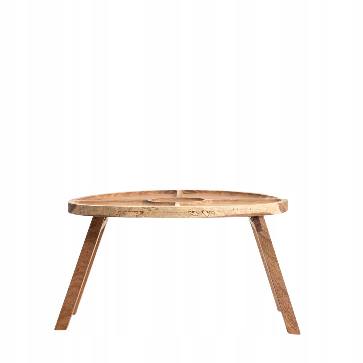 Stolek Mooka akáciový kulatý 37x20 cm Homla