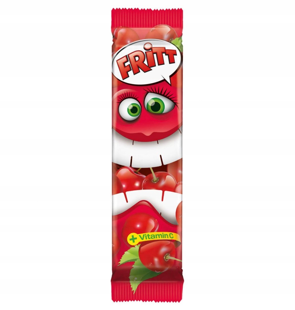 Fritt Cherry Rozpuszczalna Guma do Żucia 70 g — 4